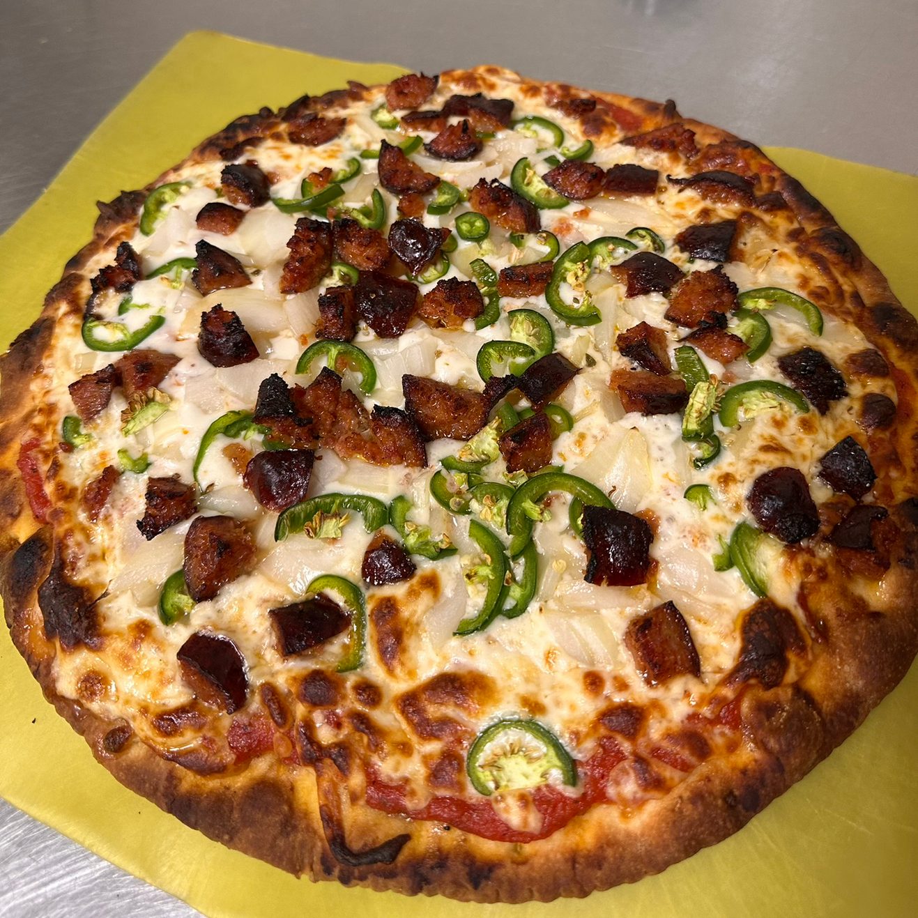 Chorizo Pizza 14".