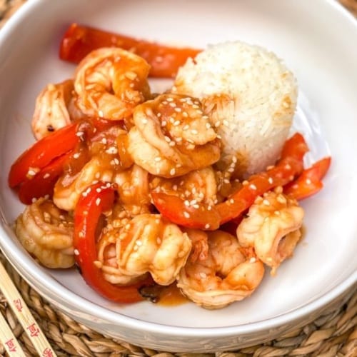 L. Szechuan Shrimp.