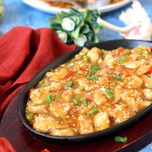 L. Chicken Garlic Sauce.