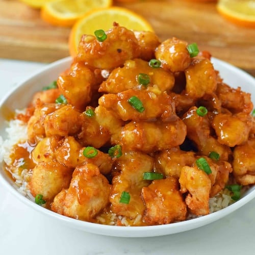 D88. Orange Chicken.
