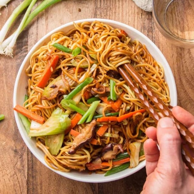 D. Vegetable Lo Mein or Spaghetti Lo Mein.
