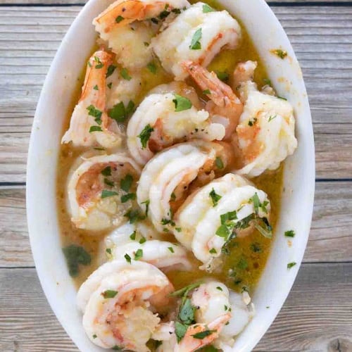 L. Shrimp Garlic Sauce.