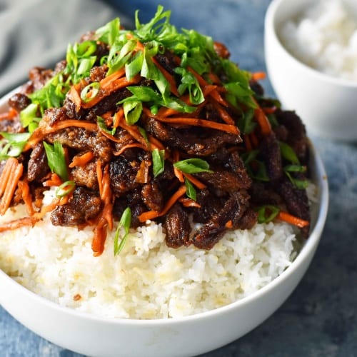 D87. Mongolian Beef 🌶️.
