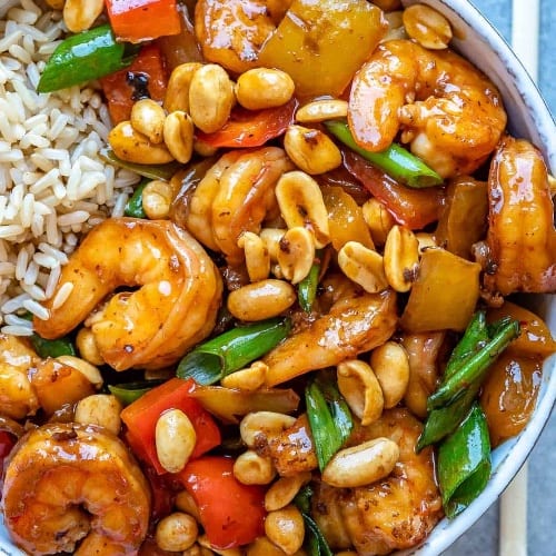 L. Kung Pao Shrimp.