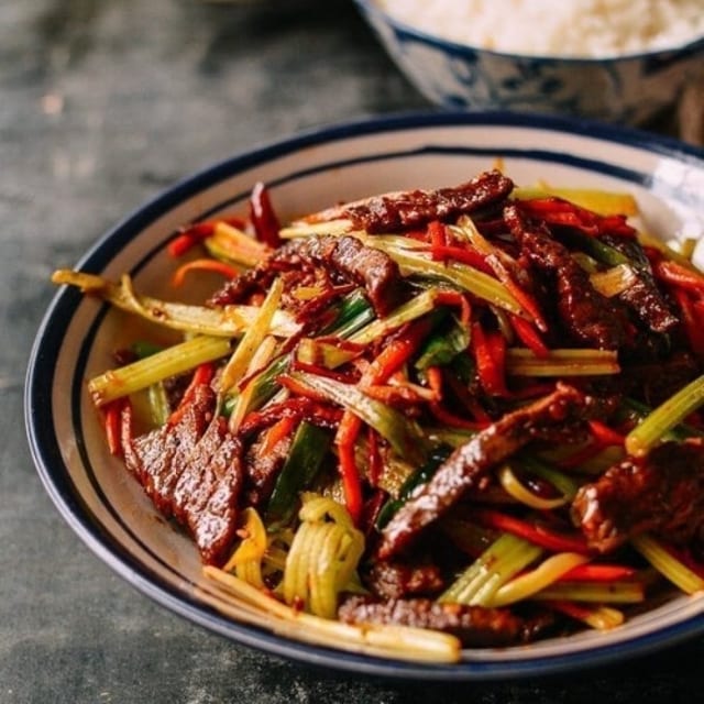 L. Szechuan Beef.
