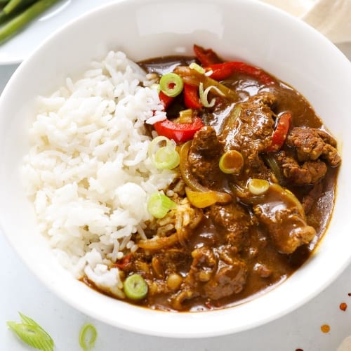 126. Beef in Black Bean & Garlic Sauce.