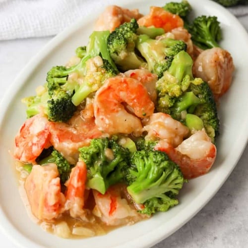 L. Shrimp Broccoli.