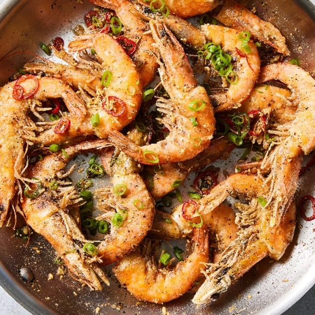 83. Spicy Salt & Pepper Shrimp 🌶️.